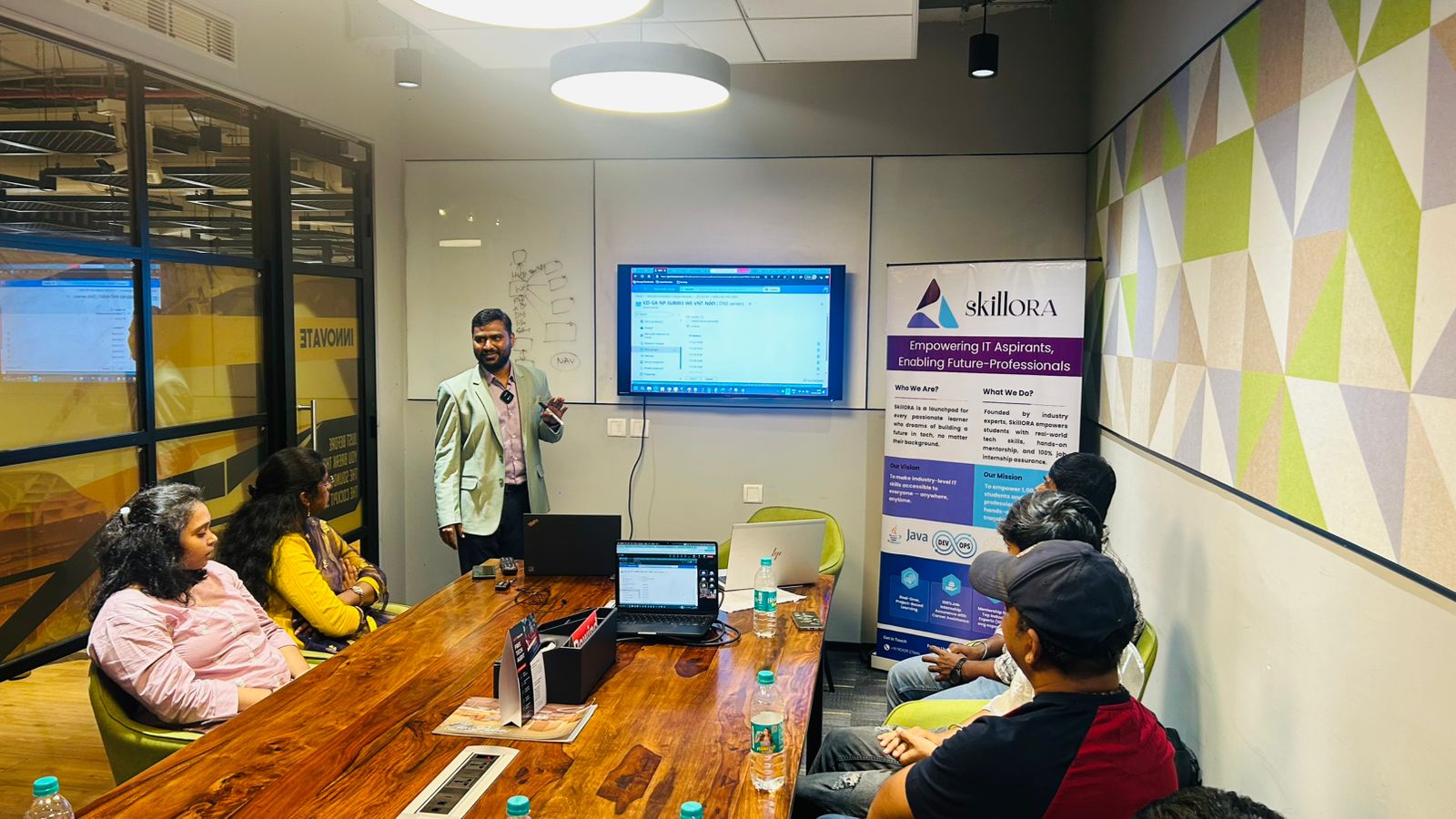 Industry-level training and real-time activities in workshop